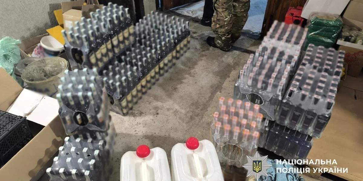 В Україні закрили черговий цех, де виготовляли підроблені алкогольні напої відомих марок.