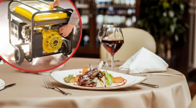 Оплата за генератор стає звичною: ресторани включають ці витрати в рахунки.