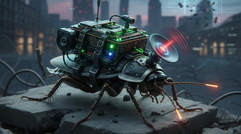 Німецька стартап-компанія розробила технологію, яка перетворює живих тарганів на кіборгів, призначених для виконання розвідувальних та рятувальних завдань.